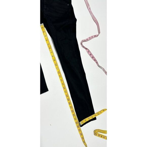 Madewell Women's 10" High Riser High Rise Skinny Skinny Jeans Black‎ 24 - Picture 8 of 15